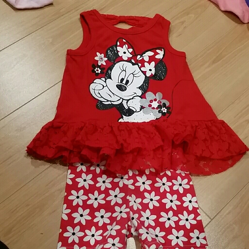 Toddler Girl Minnie outfit